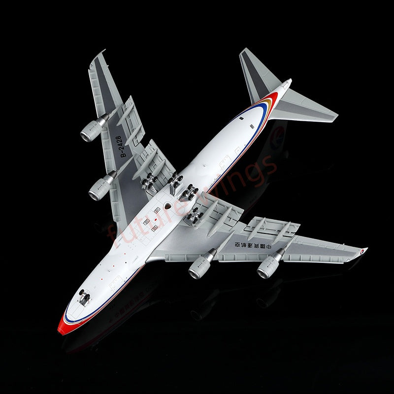 1:400 YY Wings China Cargo B747-400F B-2428 Aircraft Model Free Tractor +Stand