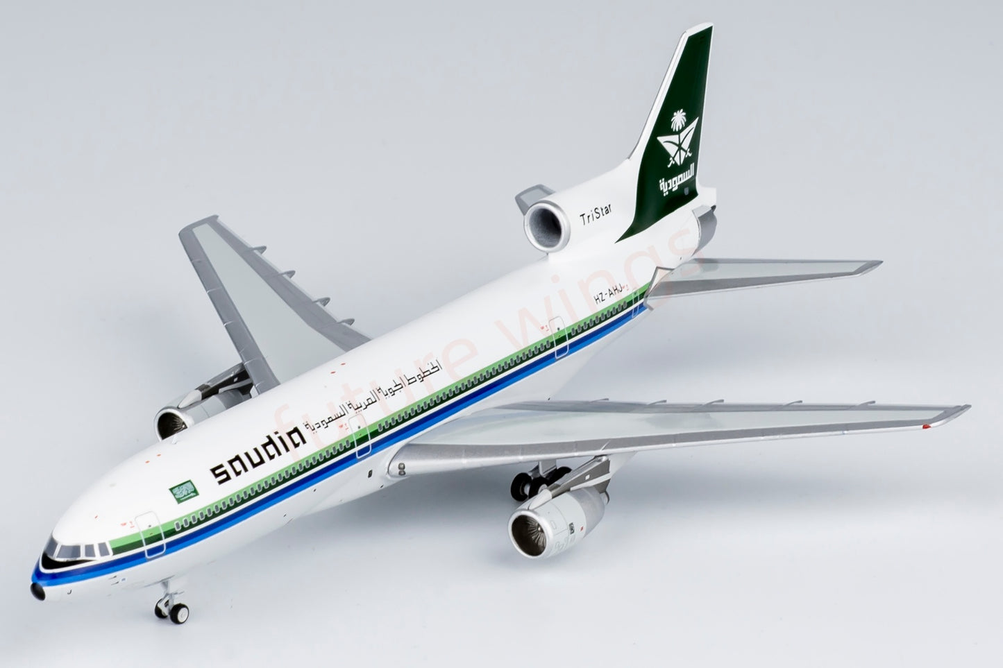 1:400 NG Models NG32012 Saudia Lockheed L-1011-200 HZ-AHJ Aircraft Model+Free Tractor