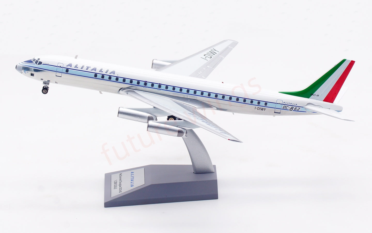 1:200 InFlight200 Alitalia DC-8-62 I-DIWY Diecast Aircraft Model