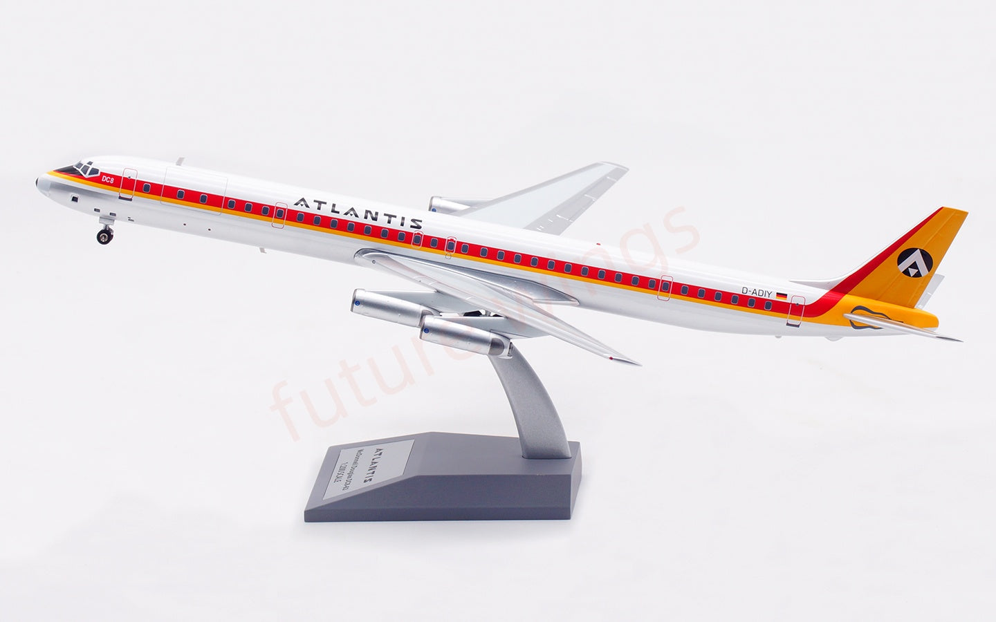 1:200 InFlight200 Atlantis DC-8-63CF D-ADIY Diecast Aircraft Model