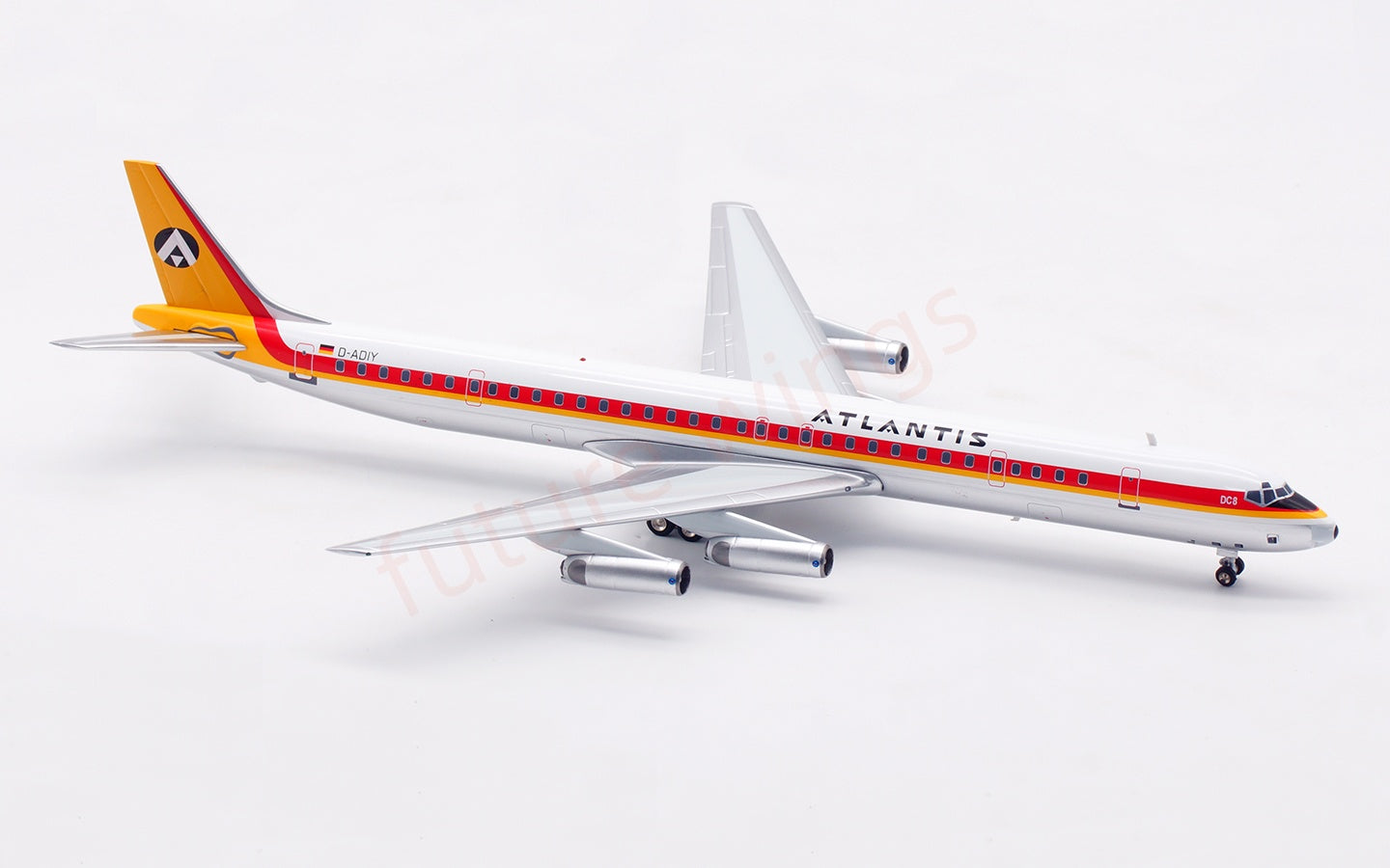 1:200 InFlight200 Atlantis DC-8-63CF D-ADIY Diecast Aircraft Model