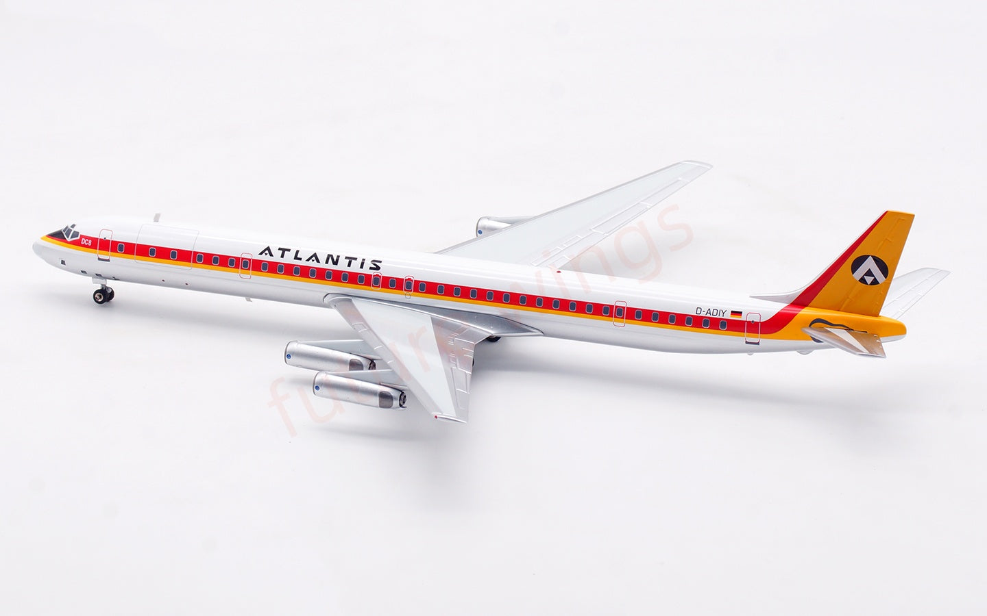 1:200 InFlight200 Atlantis DC-8-63CF D-ADIY Diecast Aircraft Model