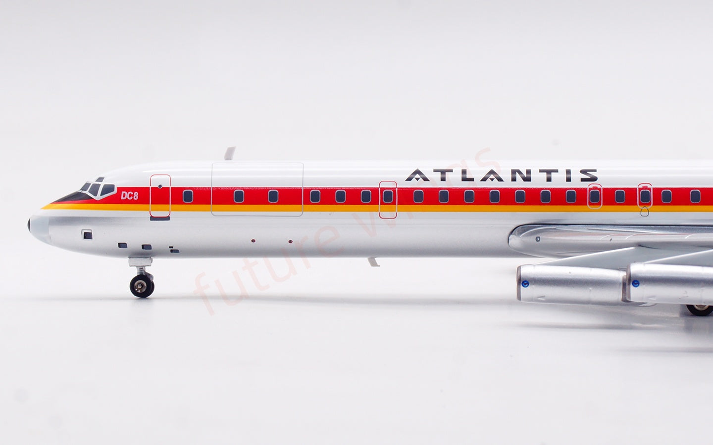 1:200 InFlight200 Atlantis DC-8-63CF D-ADIY Diecast Aircraft Model