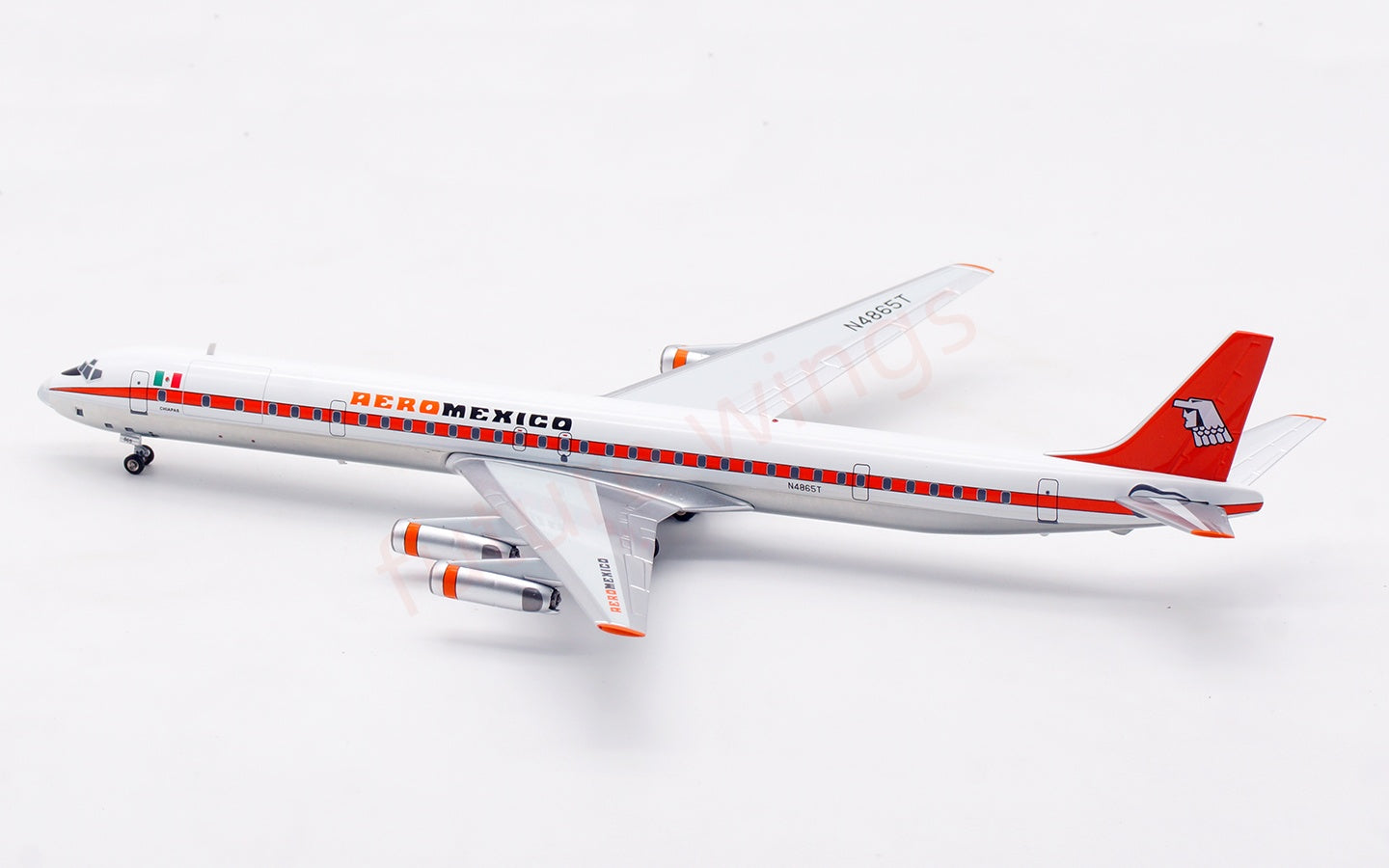 1:200 InFlight200 Aero Mexico DC-8-63 N6865 Diecast Aircraft Model