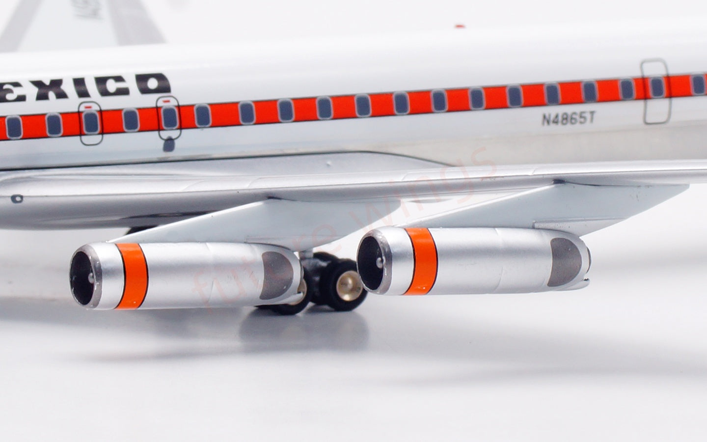 1:200 InFlight200 Aero Mexico DC-8-63 N6865 Diecast Aircraft Model