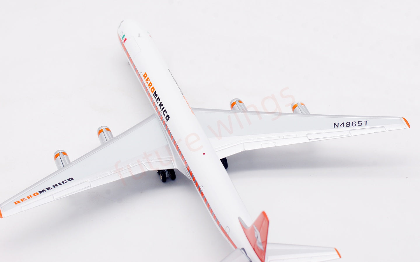 1:200 InFlight200 Aero Mexico DC-8-63 N6865 Diecast Aircraft Model