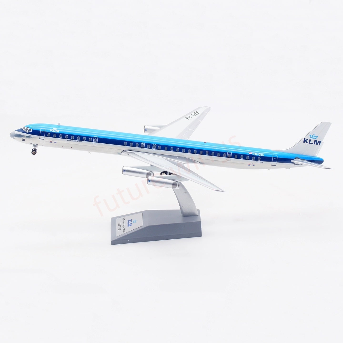 1:200 InFlight200 KLM DC-8-63 PH-DEE Diecast Aircraft Model
