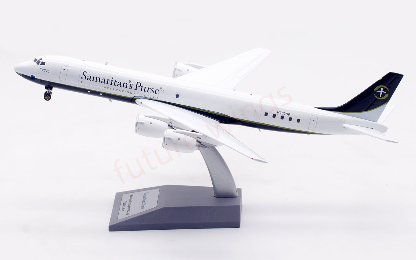 1:200 InFlight200 Samaritan's Purse DC-8-72CF N782SP Diecast Aircraft Model