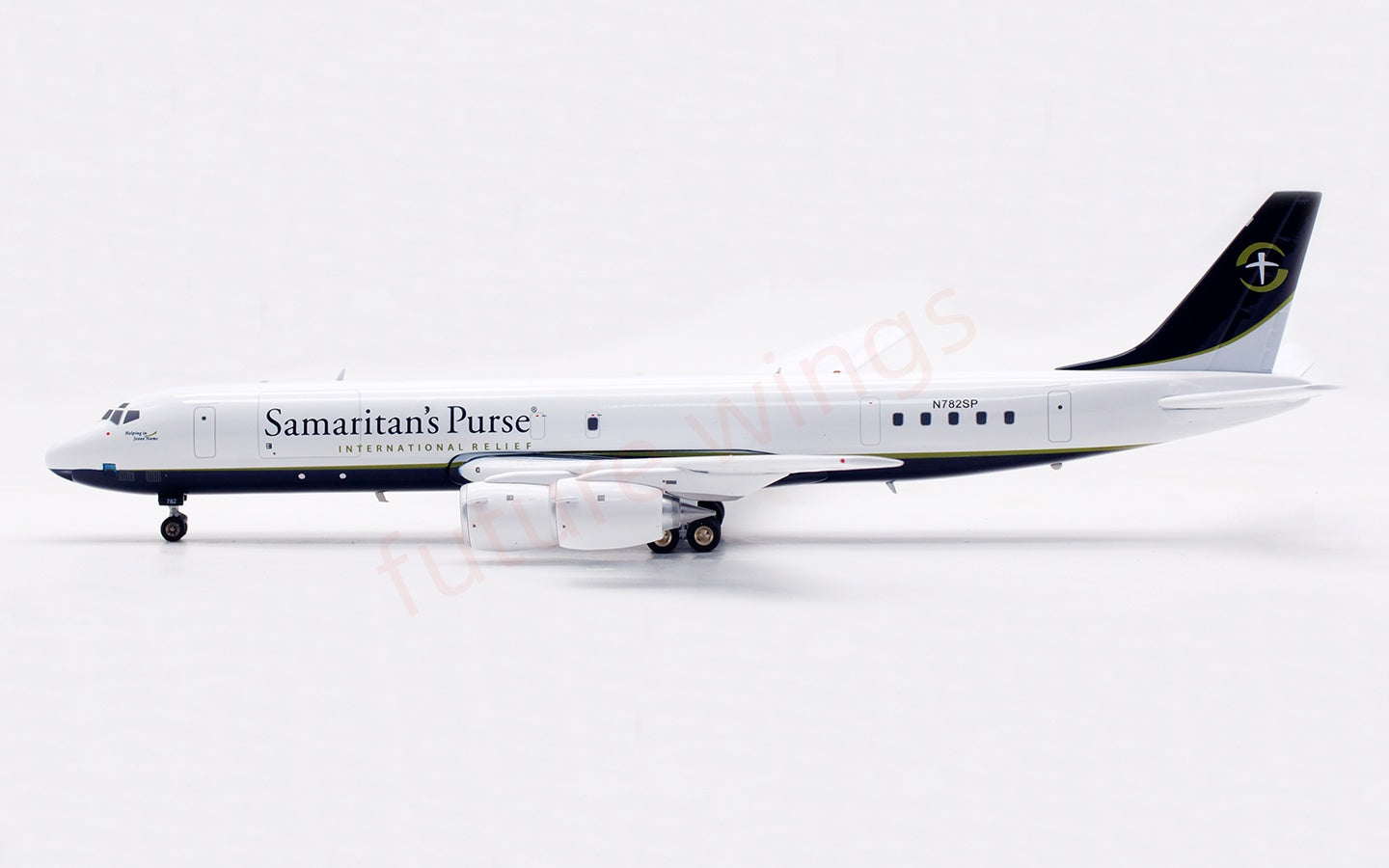 1:200 InFlight200 Samaritan's Purse DC-8-72CF N782SP Diecast Aircraft Model