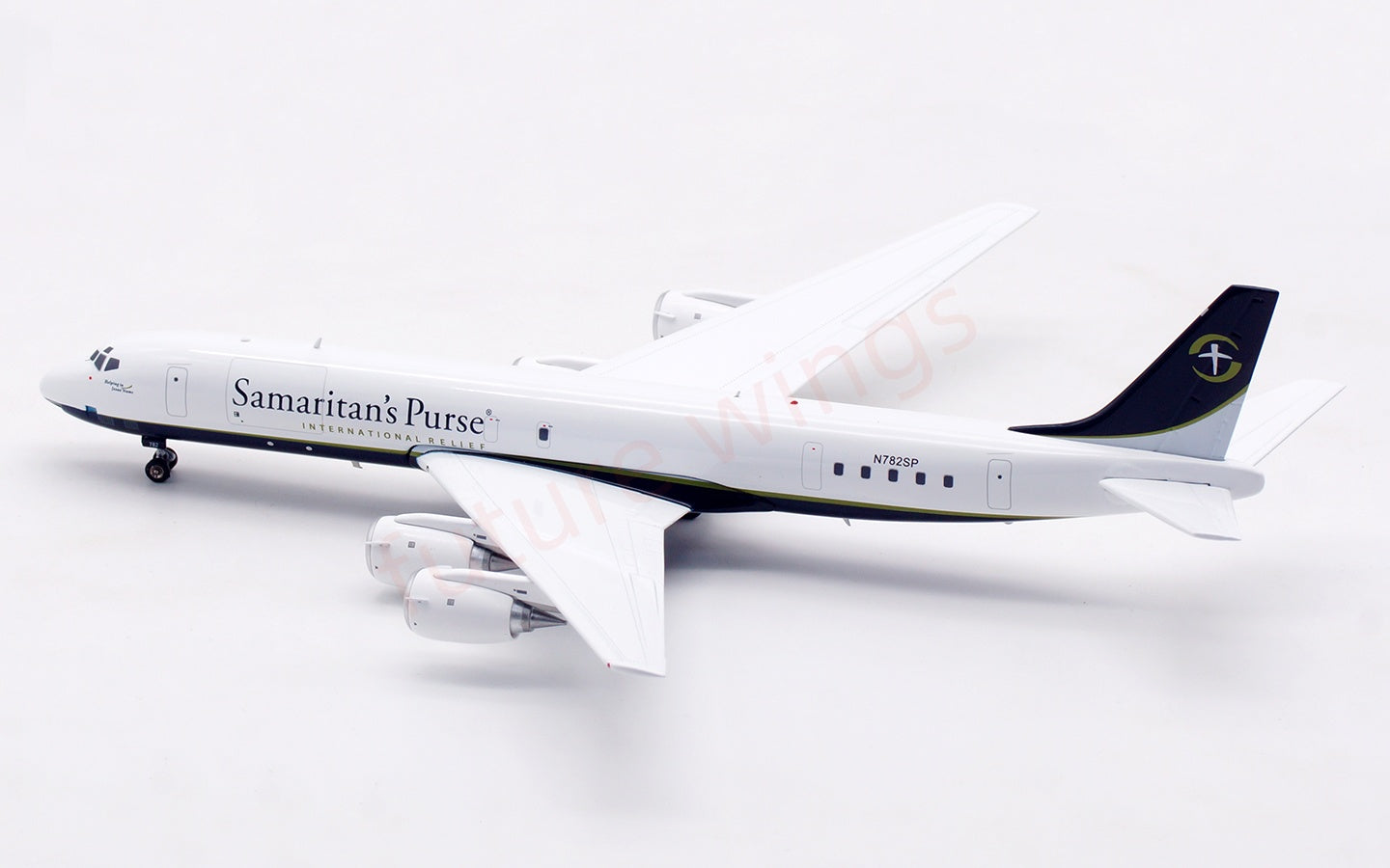 1:200 InFlight200 Samaritan's Purse DC-8-72CF N782SP Diecast Aircraft Model