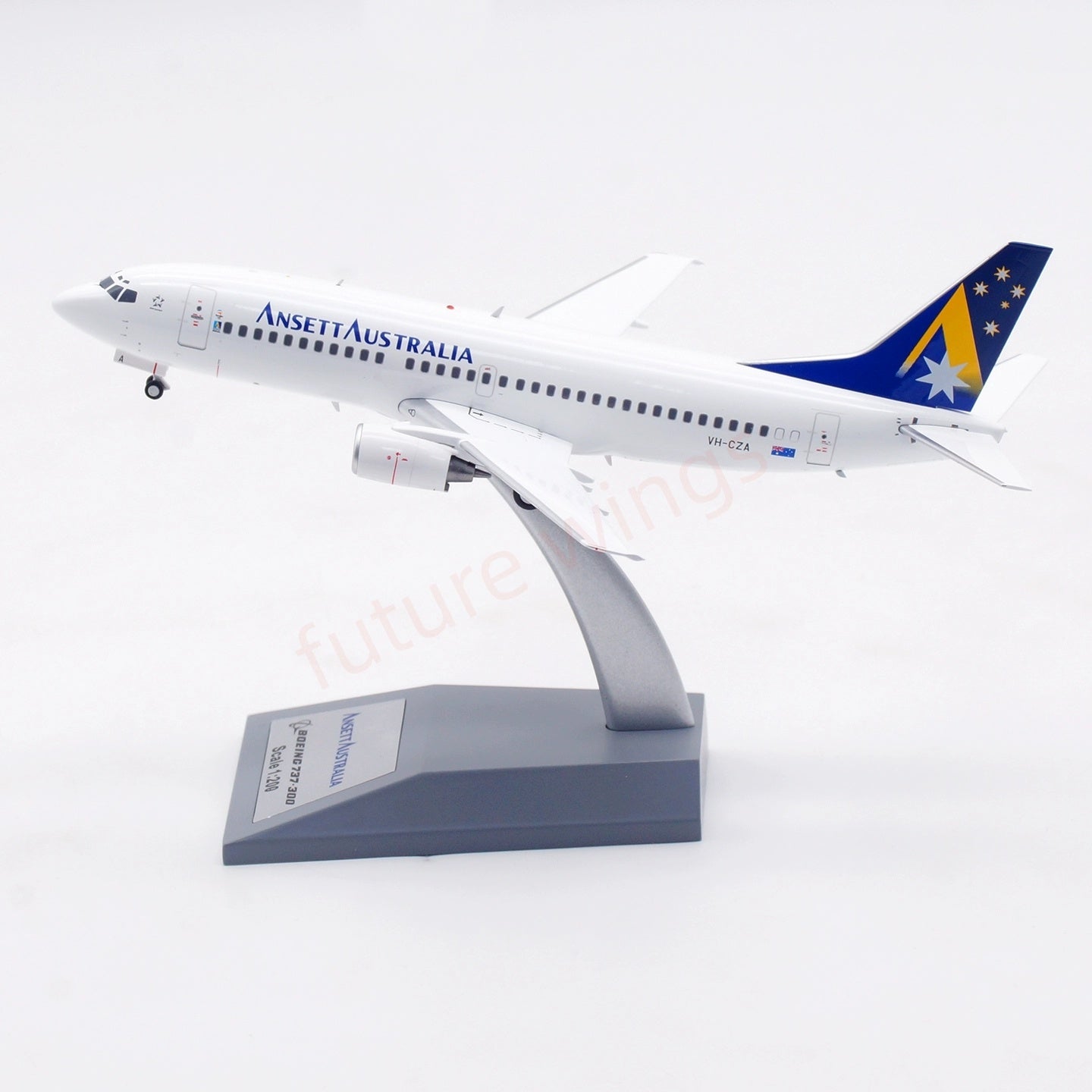1:200 InFlight200 Ansett Australia B737-300 VH-CZA Diecast Aircraft Model