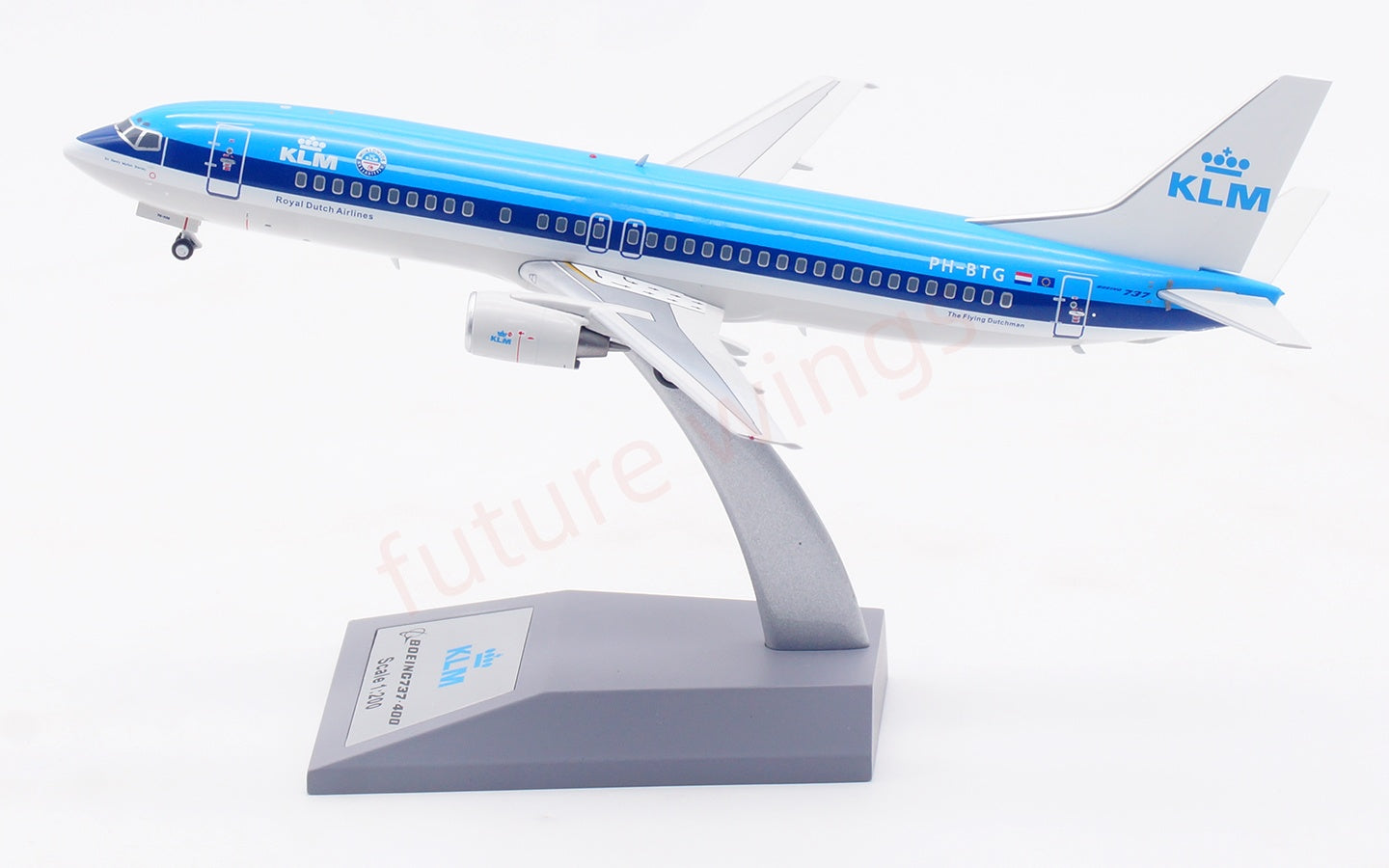 1:200 InFlight200 KLM B737-400 PH-BTG Diecast Aircraft Model