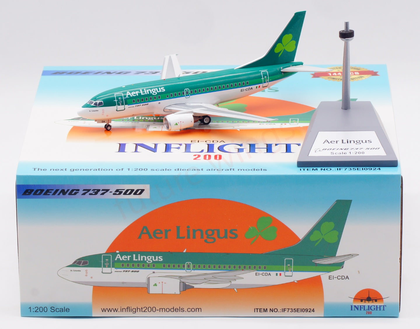 1:200 InFlight200 Aer Lingus B737-500 EI-CDA Diecast Aircraft Model