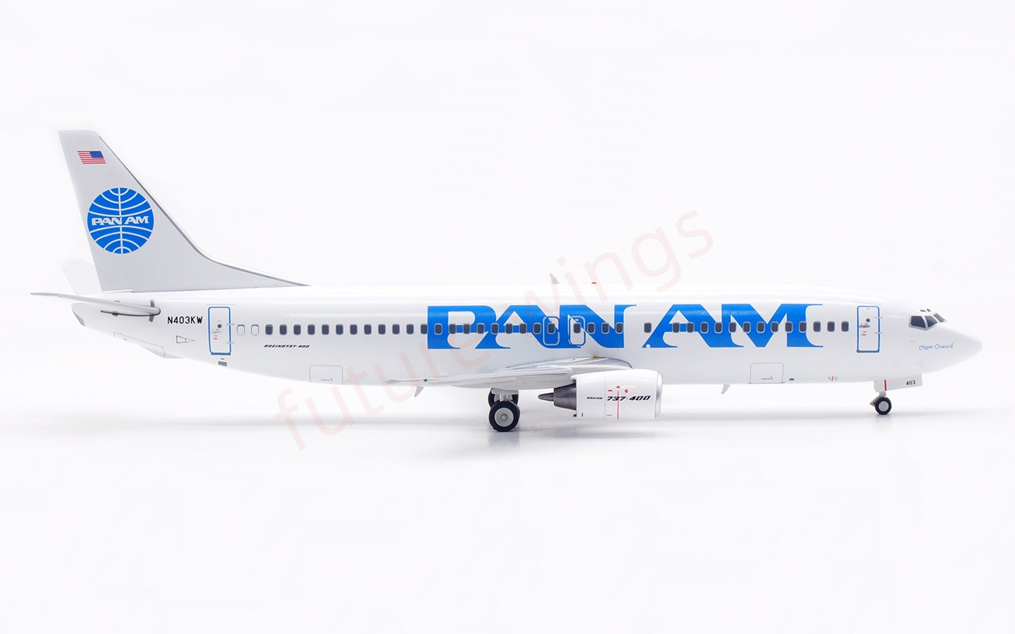 1:200 InFlight200 Pan AM B737-400 N403KW Diecast Aircraft Model