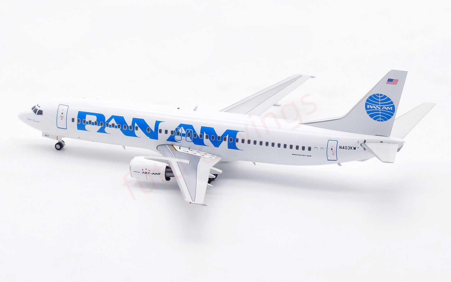 1:200 InFlight200 Pan AM B737-400 N403KW Diecast Aircraft Model