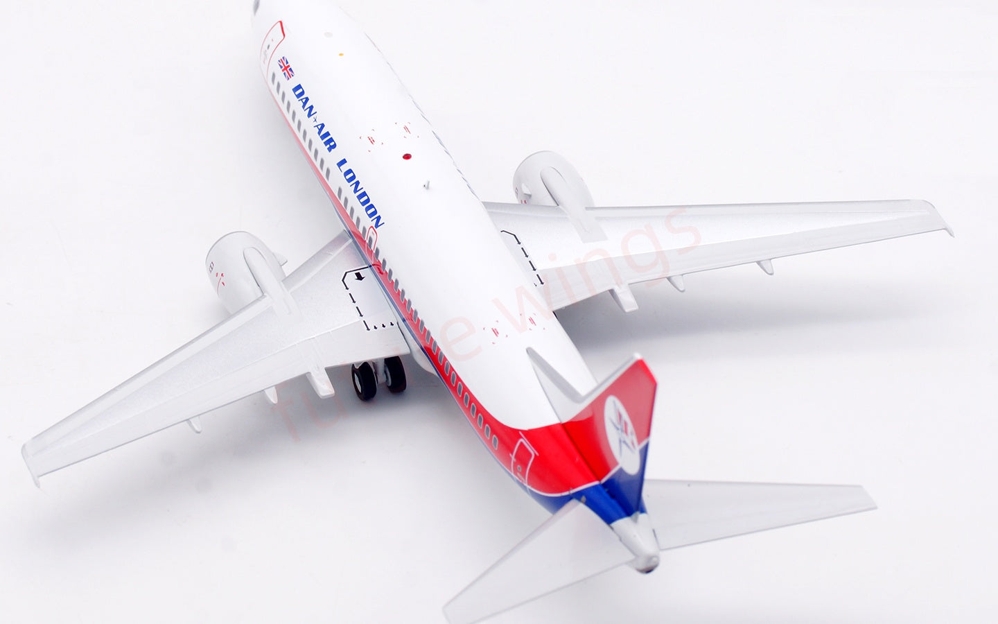 1:200 InFlight200 Dan Air London B737-300 N403KW Diecast Aircraft Model