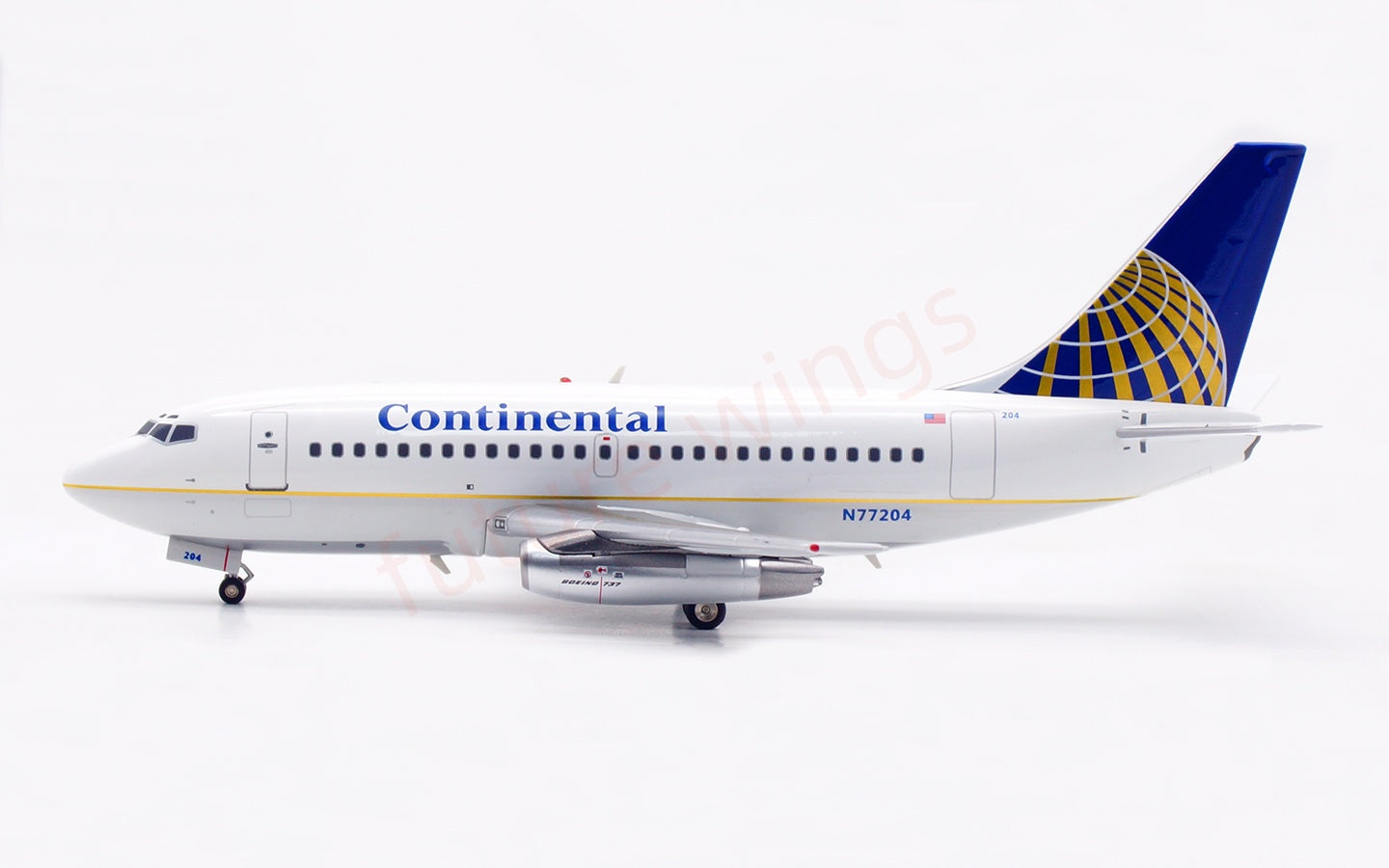 1:200 InFlight200 Continental Airlines B737-100 N77204 Diecast Aircraft Model