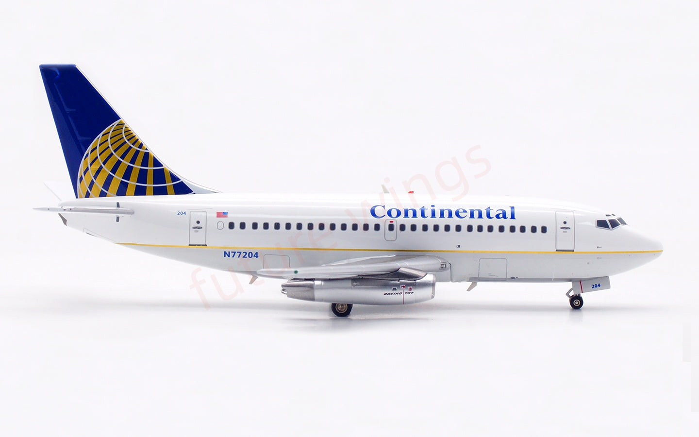 1:200 InFlight200 Continental Airlines B737-100 N77204 Diecast Aircraft Model