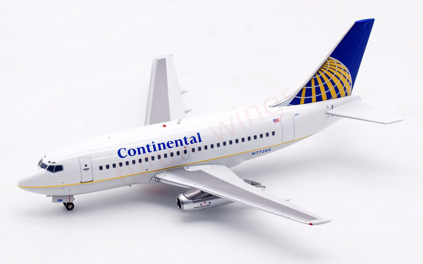 1:200 InFlight200 Continental Airlines B737-100 N77204 Diecast Aircraft Model
