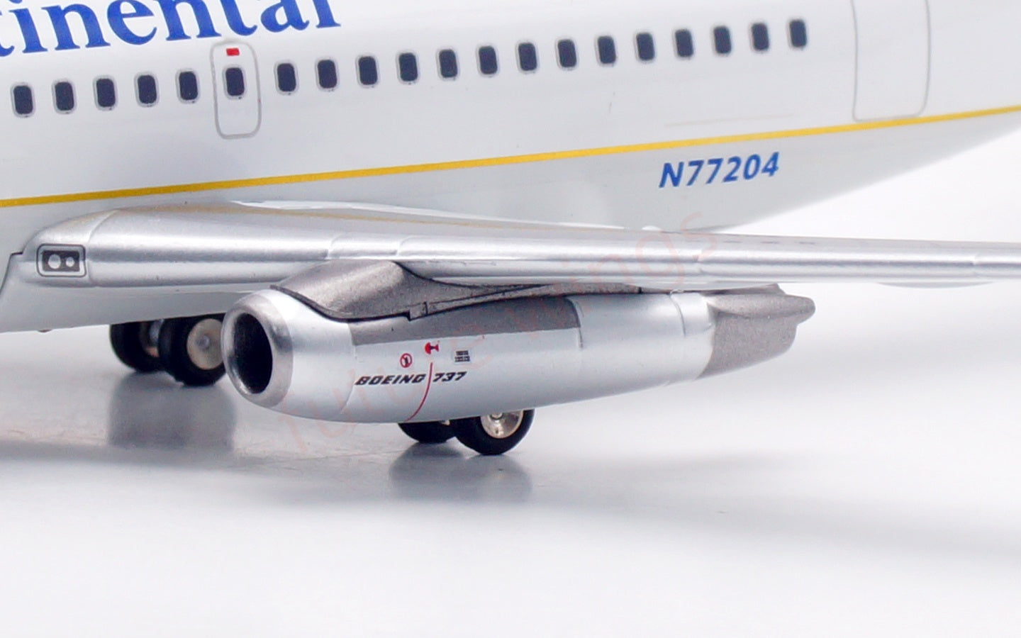 1:200 InFlight200 Continental Airlines B737-100 N77204 Diecast Aircraft Model