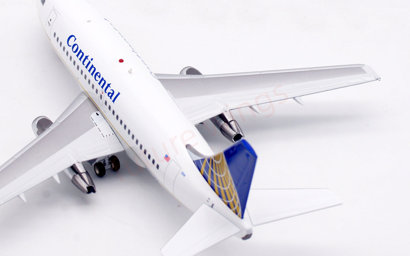 1:200 InFlight200 Continental Airlines B737-100 N77204 Diecast Aircraft Model