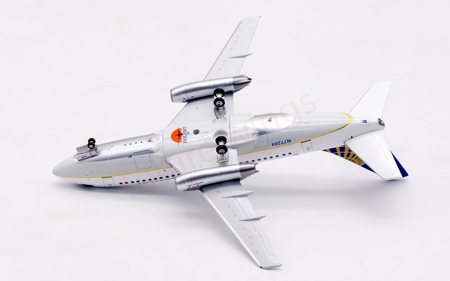 1:200 InFlight200 Continental Airlines B737-100 N77204 Diecast Aircraft Model