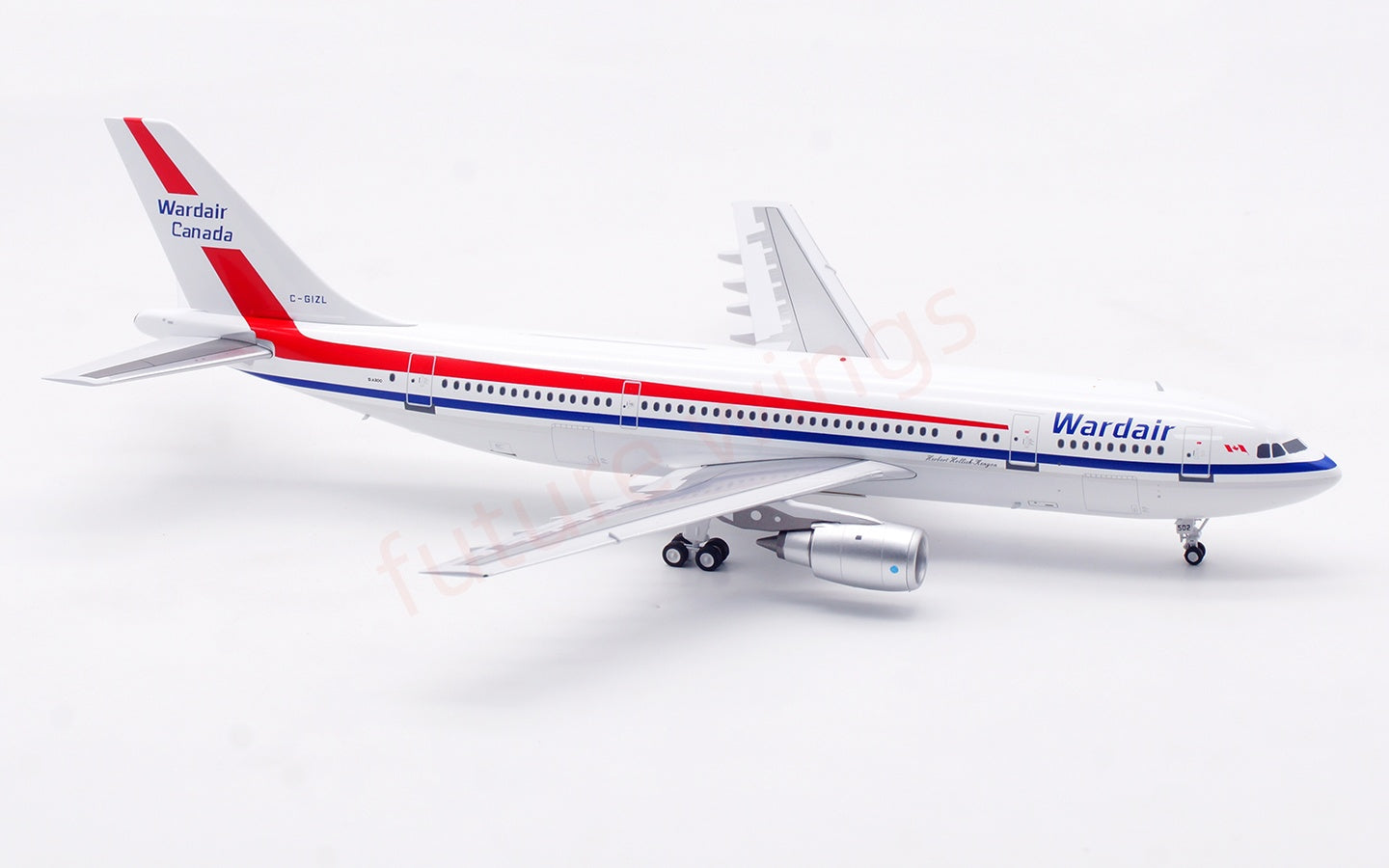 1:200 InFlight200 Wardair Airbus A300B4 C-GIZL Diecast Aircraft Model With Stand