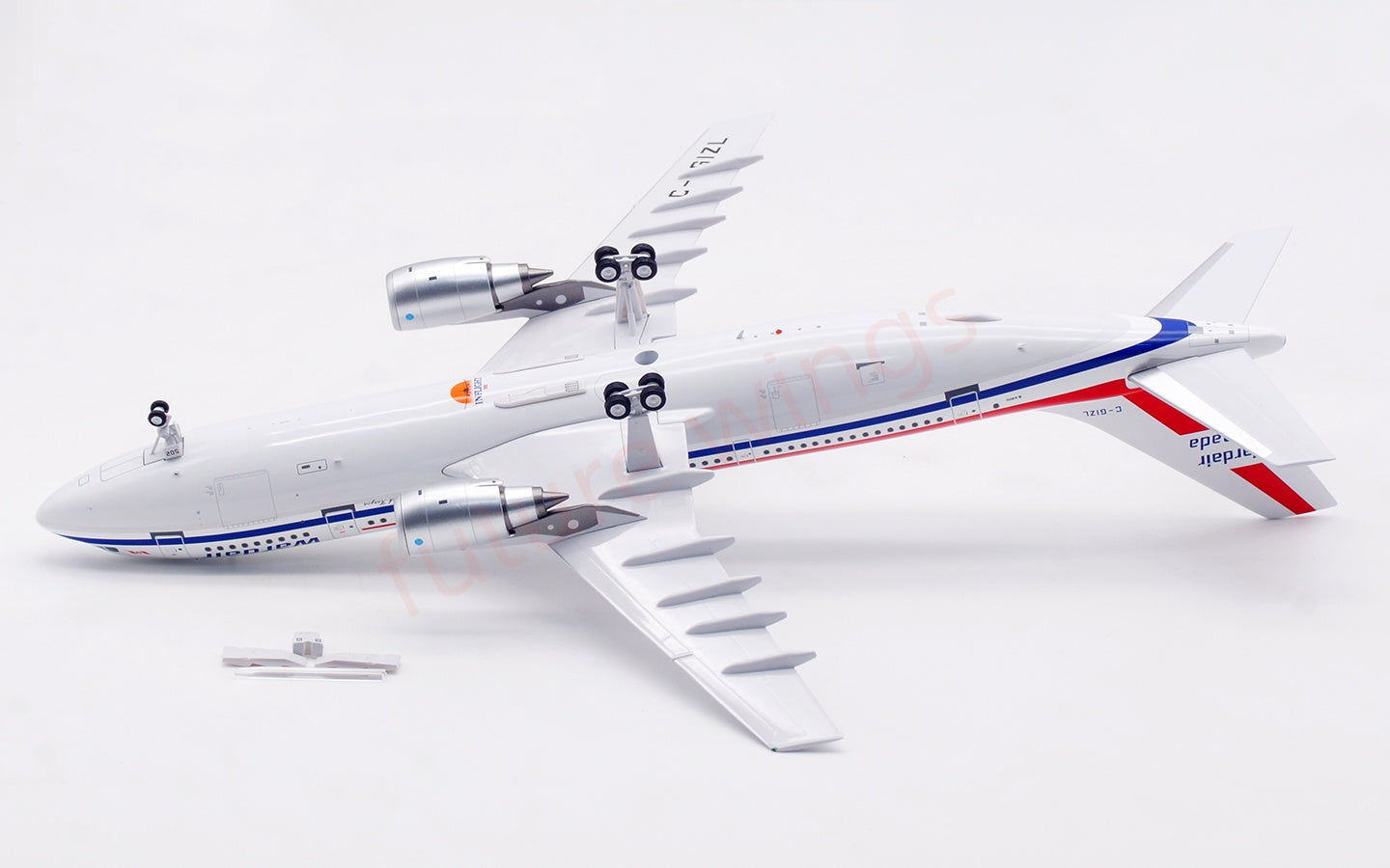 1:200 InFlight200 Wardair Airbus A300B4 C-GIZL Diecast Aircraft Model With Stand