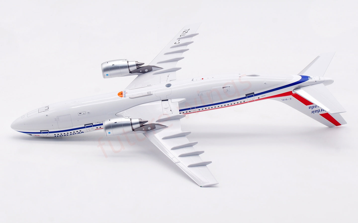 1:200 InFlight200 Wardair Airbus A300B4 C-GIZL Diecast Aircraft Model With Stand