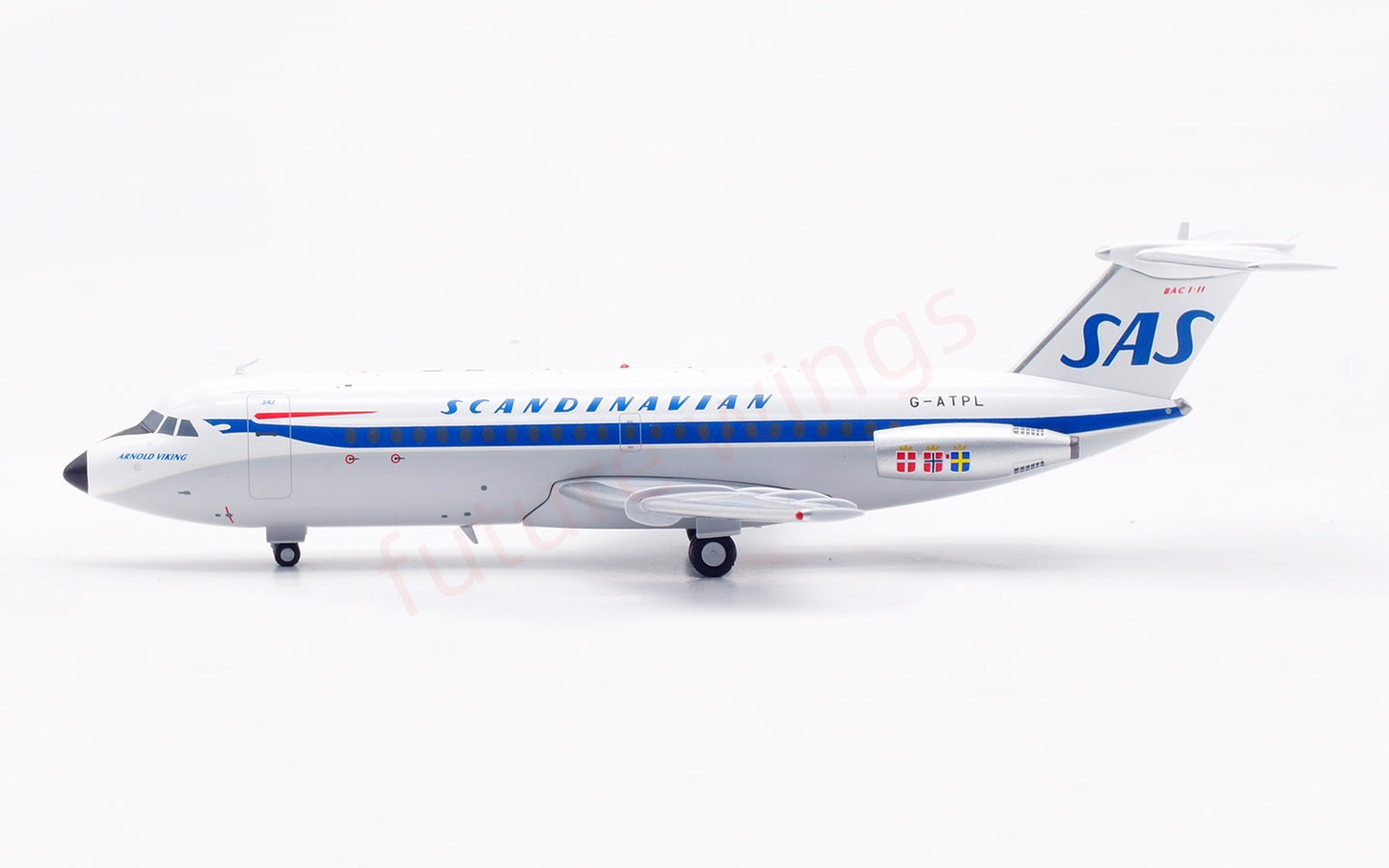 1:200 InFlight200 SAS BAC 111 G-ATPL Diecast Aircraft Model