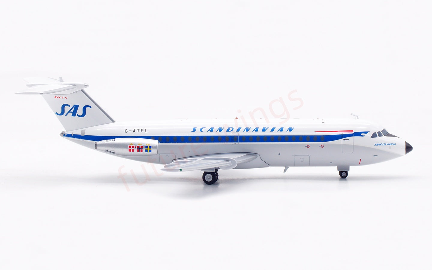 1:200 InFlight200 SAS BAC 111 G-ATPL Diecast Aircraft Model