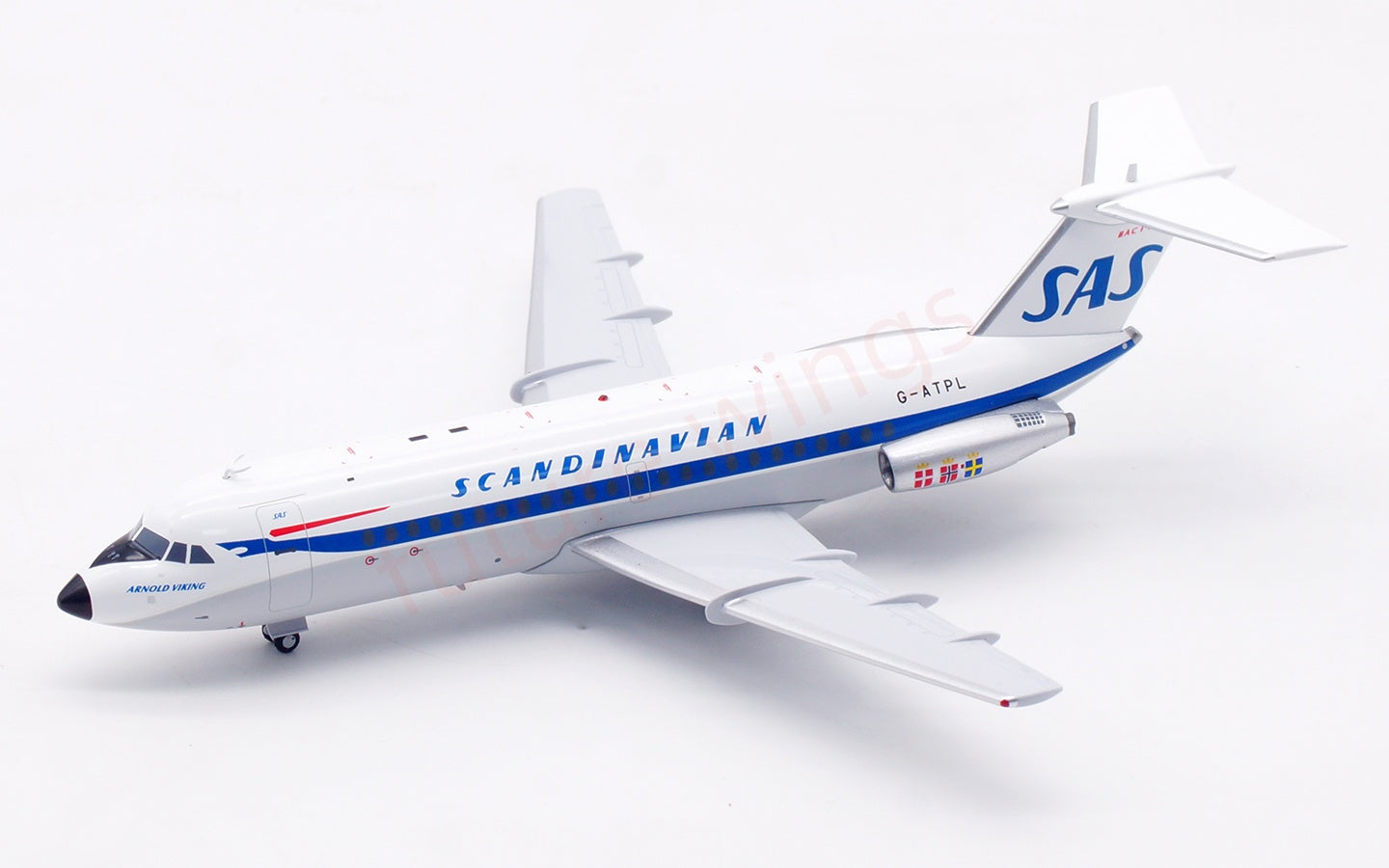 1:200 InFlight200 SAS BAC 111 G-ATPL Diecast Aircraft Model