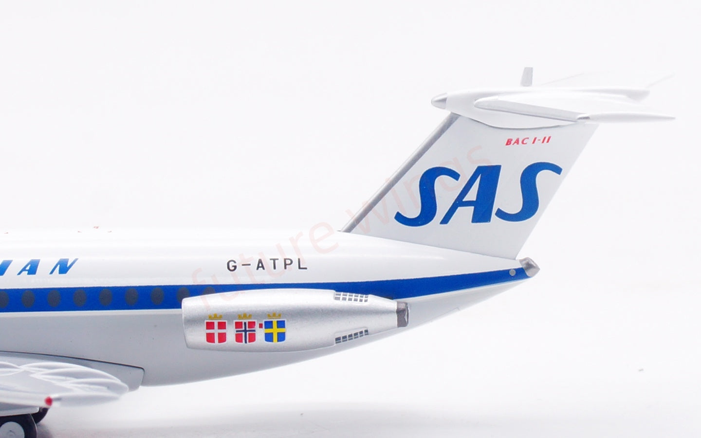 1:200 InFlight200 SAS BAC 111 G-ATPL Diecast Aircraft Model