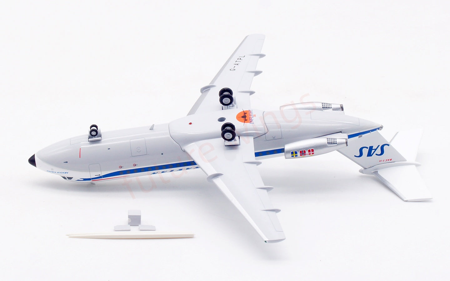 1:200 InFlight200 SAS BAC 111 G-ATPL Diecast Aircraft Model