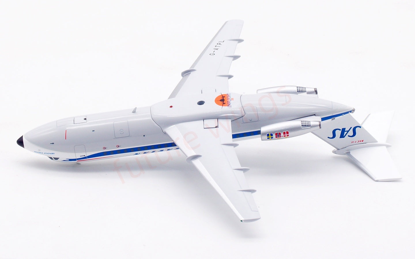 1:200 InFlight200 SAS BAC 111 G-ATPL Diecast Aircraft Model