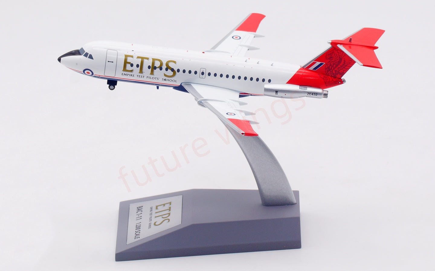 1:200 InFlight200 ETPS BAC 111 ZE432 Diecast Aircraft Model