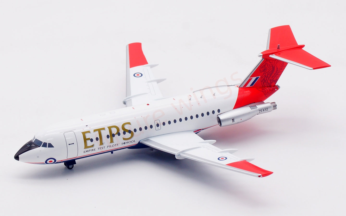 1:200 InFlight200 ETPS BAC 111 ZE432 Diecast Aircraft Model