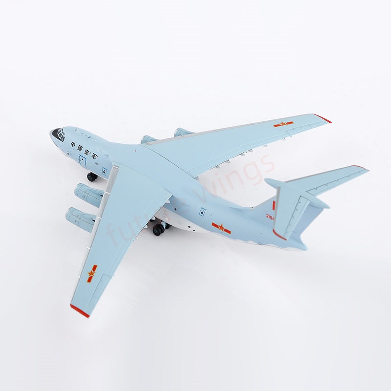 1:400 YY Wings China Air Force IL-76 21041/21042/21043 Aircraft Model+Free Tractor