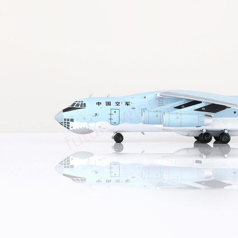 1:400 YY Wings China Air Force IL-76 21041/21042/21043 Aircraft Model+Free Tractor