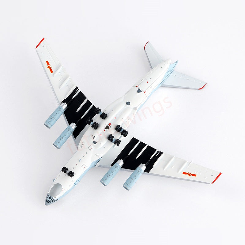 1:400 YY Wings China Air Force IL-76 21041/21042/21043 Aircraft Model+Free Tractor