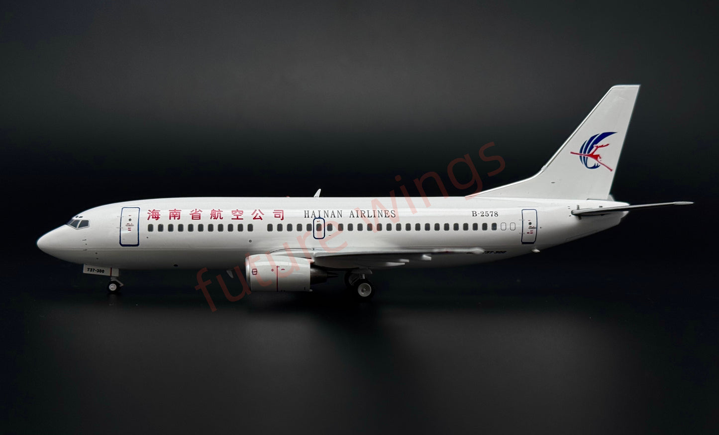 1:200 KJ Model(InFlight200) Hainan Airlines B737-300 B-2578 Diecast Aircraft Model