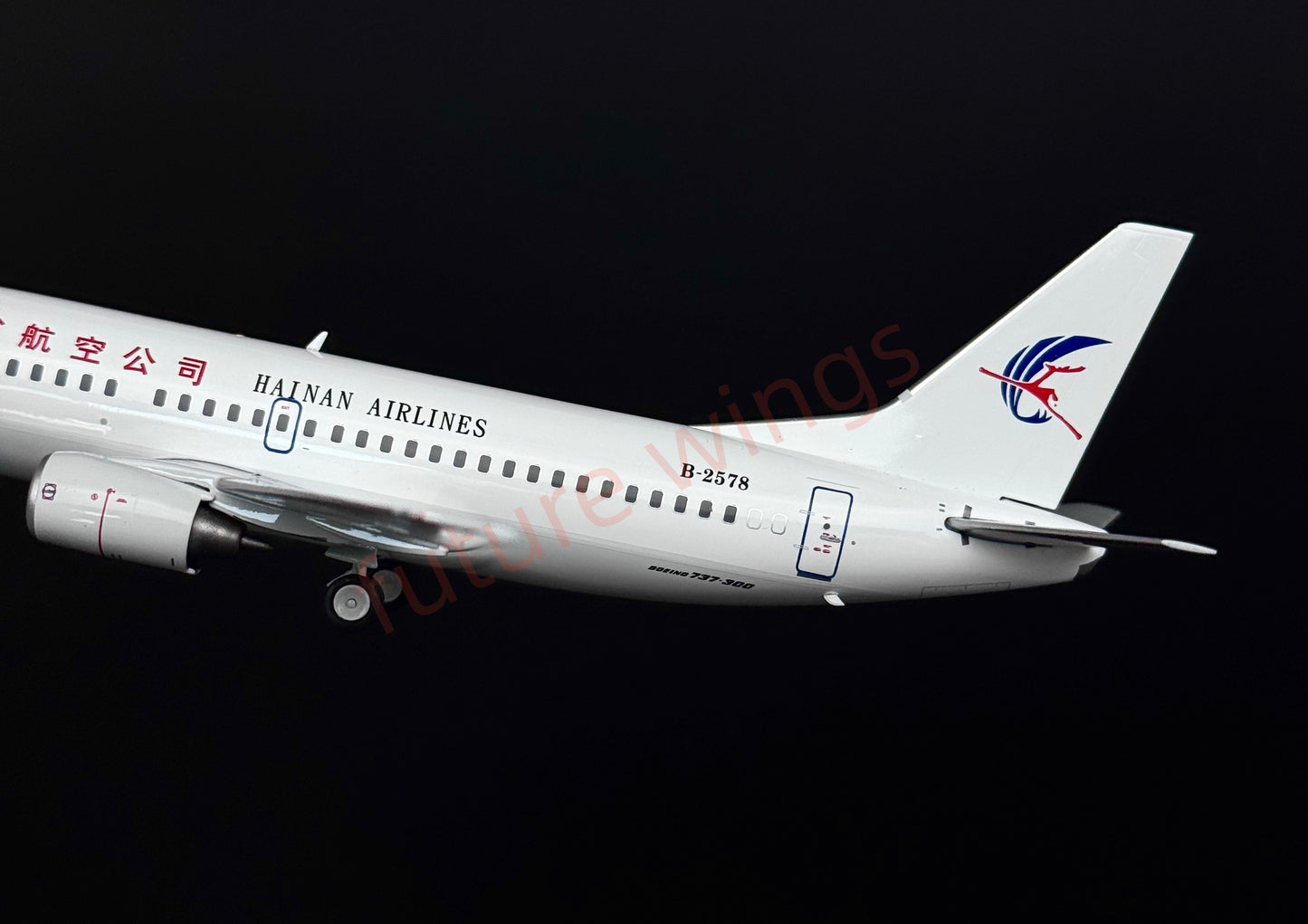 1:200 KJ Model(InFlight200) Hainan Airlines B737-300 B-2578 Diecast Aircraft Model