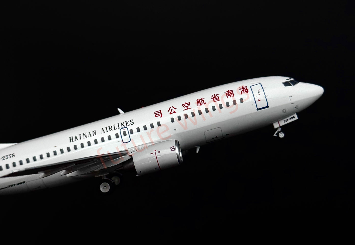 1:200 KJ Model(InFlight200) Hainan Airlines B737-300 B-2578 Diecast Aircraft Model
