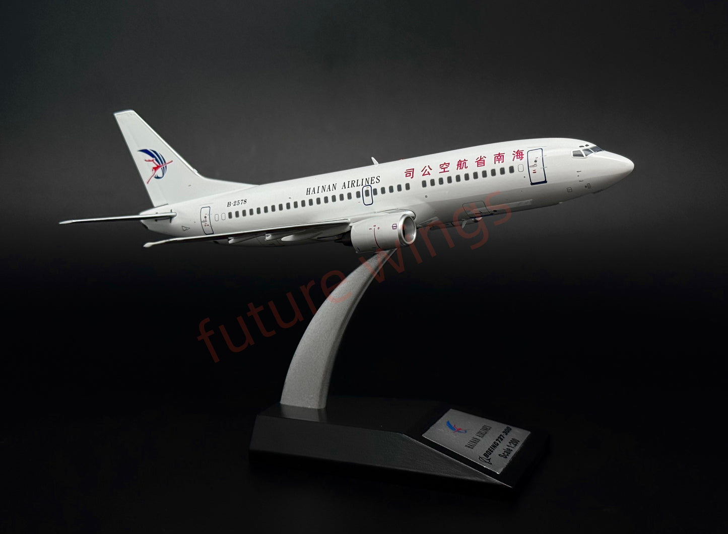 1:200 KJ Model(InFlight200) Hainan Airlines B737-300 B-2578 Diecast Aircraft Model