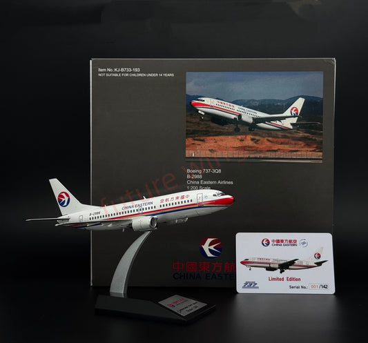 1:200 KJ Model(InFlight200)China Eastern Airlines B737-300 B-2988 Diecast Aircraft Model