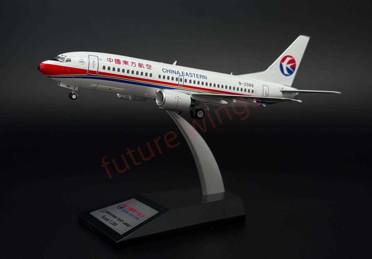 1:200 KJ Model(InFlight200)China Eastern Airlines B737-300 B-2988 Diecast Aircraft Model