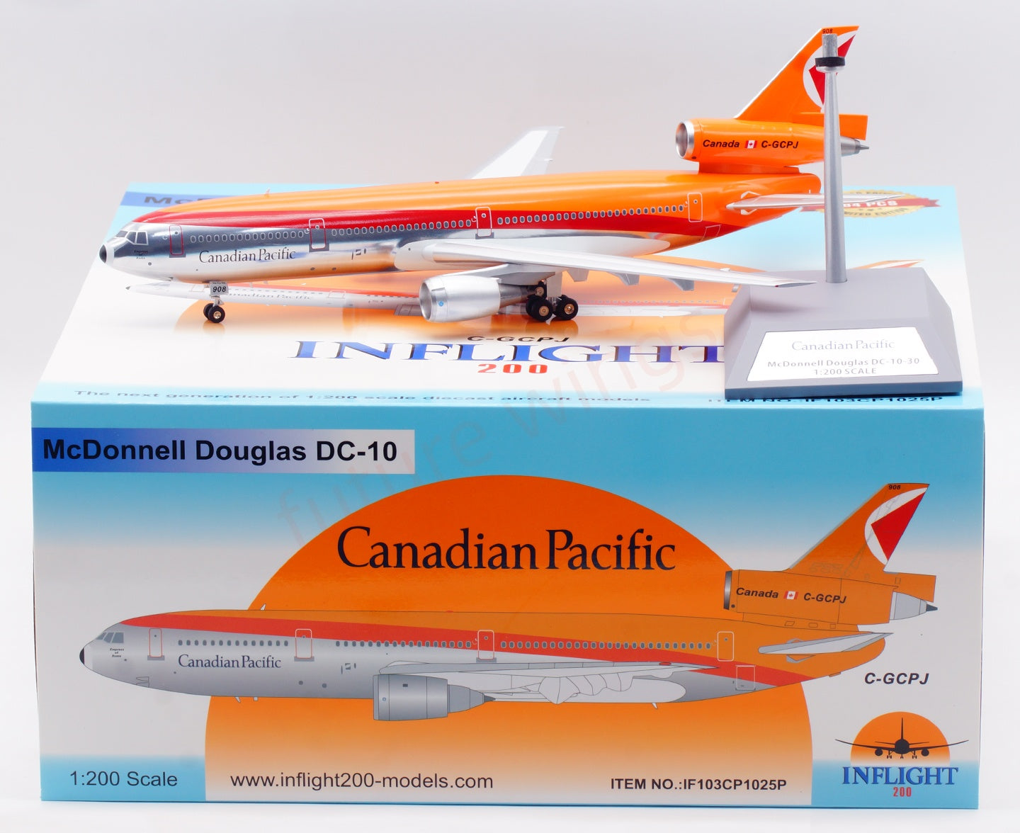 1:200 InFlight200 CP Air DC-10-30 C-GCPJ Diecast Aircraft Model