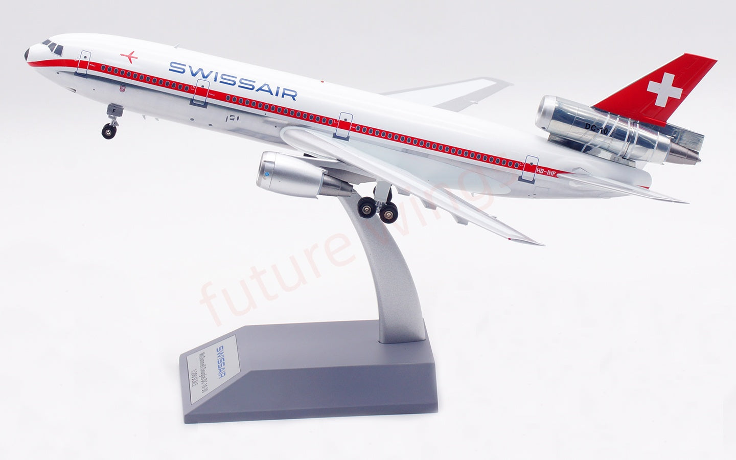 1:200 B-Models(InFlight200) Swiss DC-10-30 HB-IHF Diecast Aircraft Model