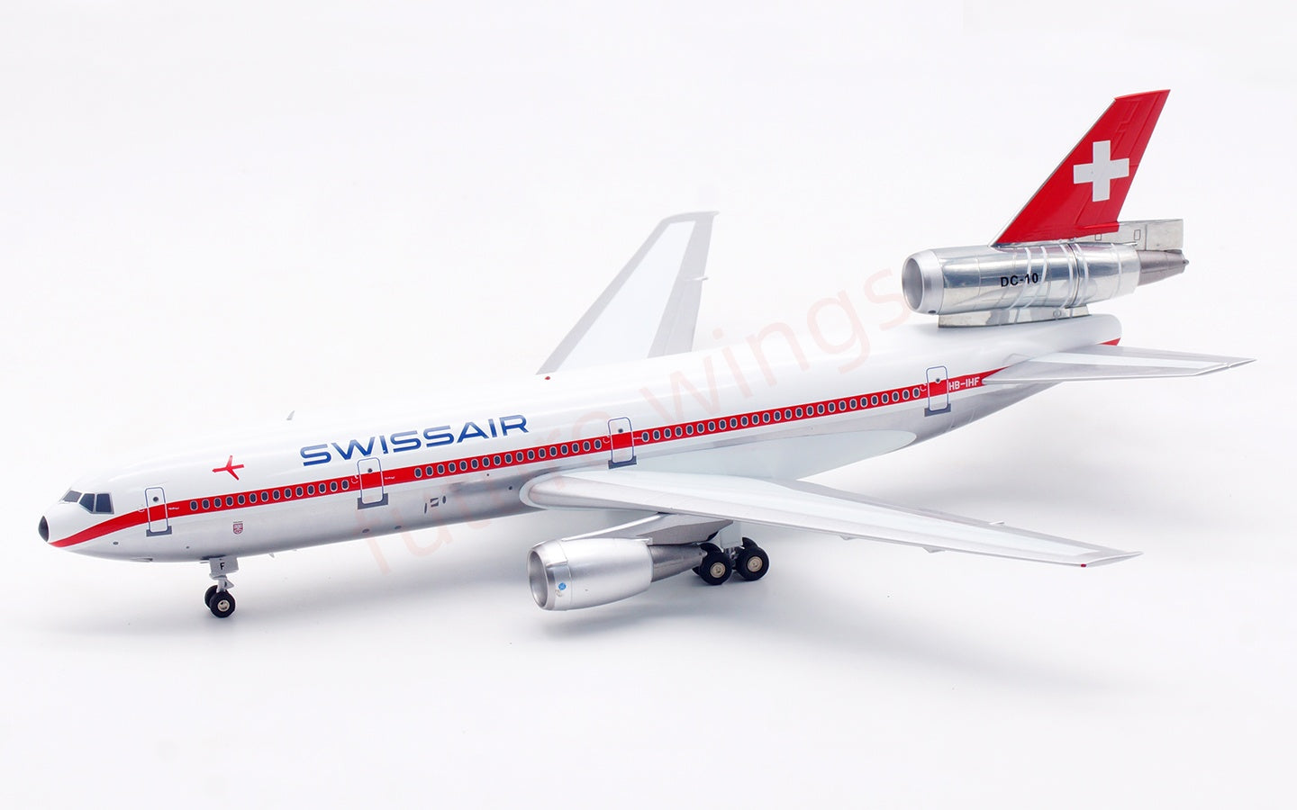 1:200 B-Models(InFlight200) Swiss DC-10-30 HB-IHF Diecast Aircraft Model