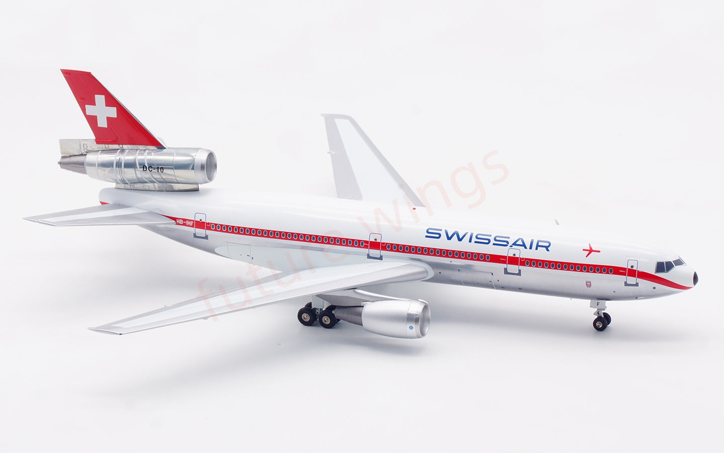1:200 B-Models(InFlight200) Swiss DC-10-30 HB-IHF Diecast Aircraft Model